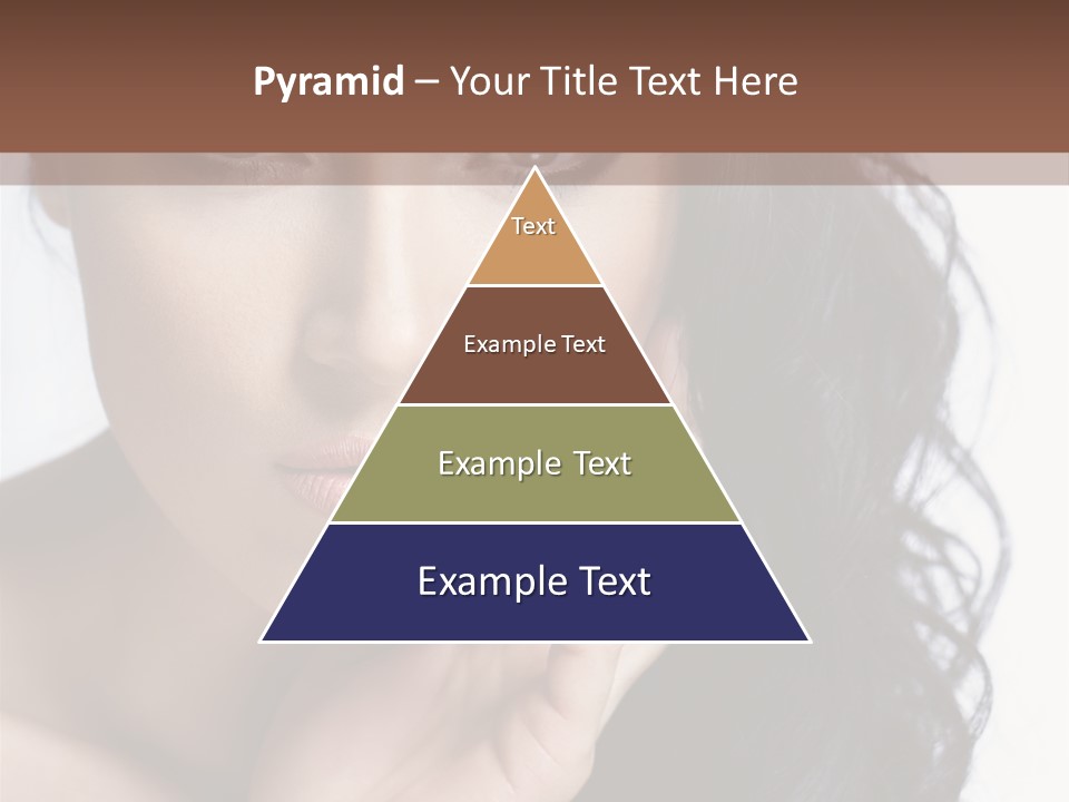 Portrait Woman Femininity PowerPoint Template