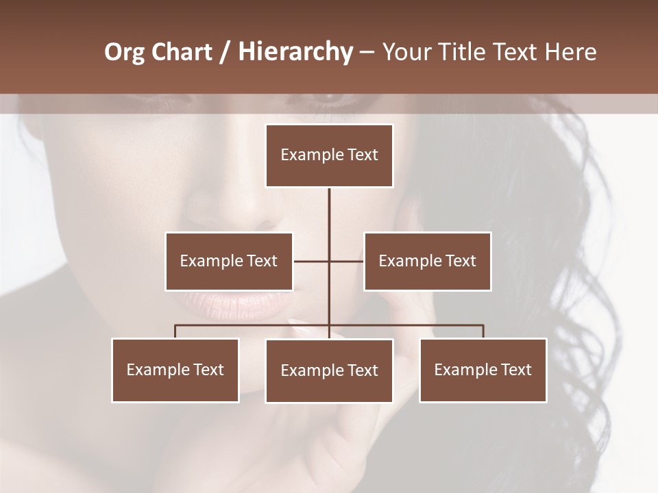 Portrait Woman Femininity PowerPoint Template