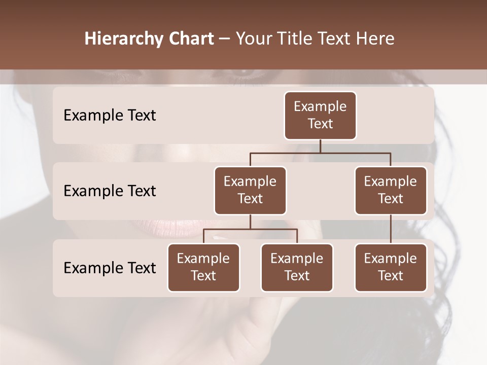 Portrait Woman Femininity PowerPoint Template