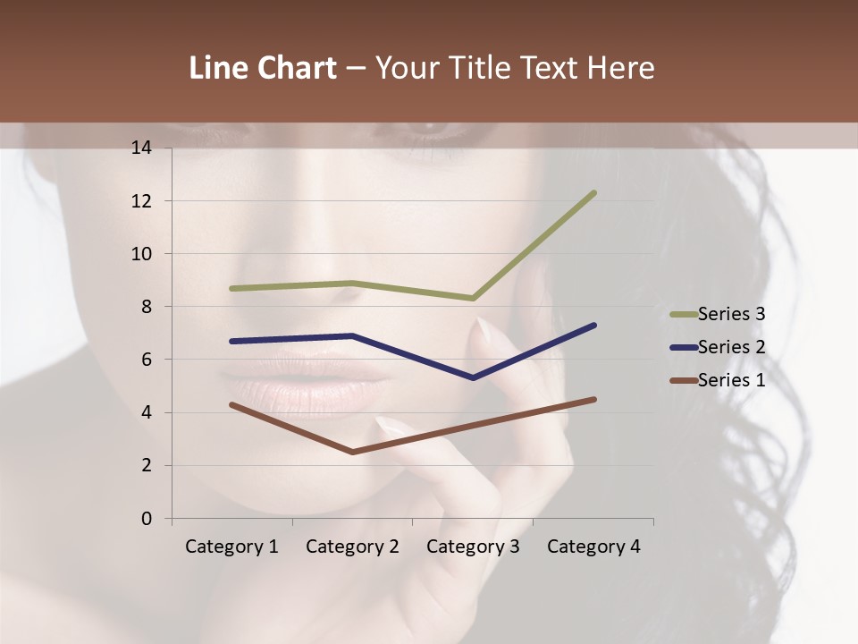 Portrait Woman Femininity PowerPoint Template