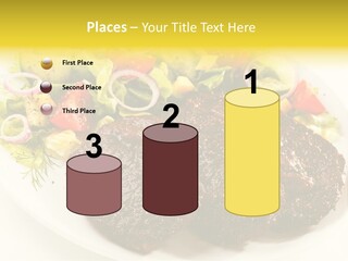 Food Steak Roasted PowerPoint Template