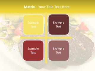 Food Steak Roasted PowerPoint Template