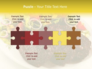 Food Steak Roasted PowerPoint Template
