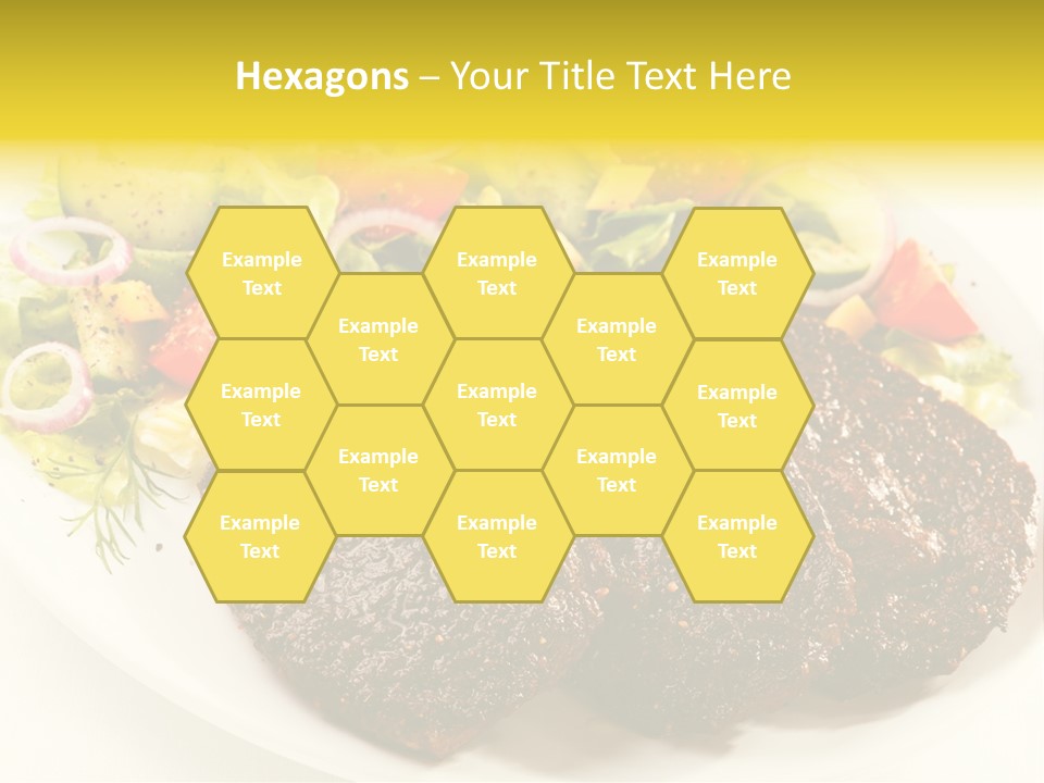 Food Steak Roasted PowerPoint Template