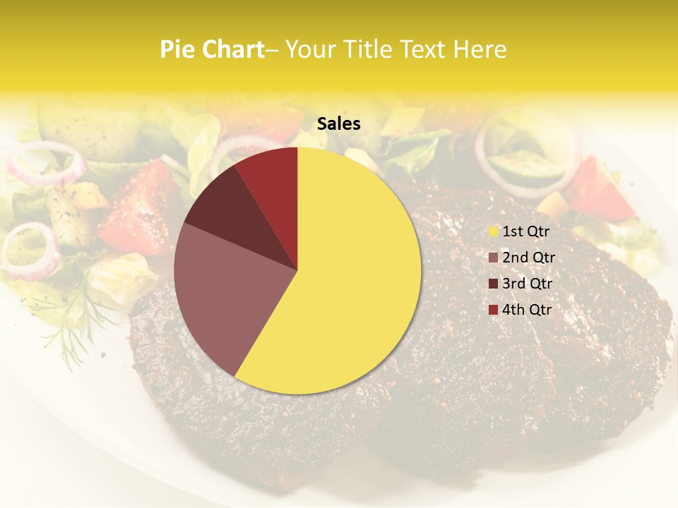 Food Steak Roasted PowerPoint Template