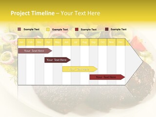 Food Steak Roasted PowerPoint Template