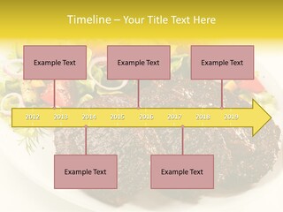 Food Steak Roasted PowerPoint Template
