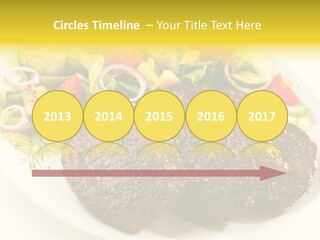 Food Steak Roasted PowerPoint Template