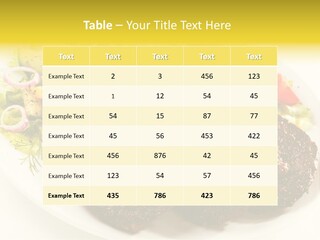 Food Steak Roasted PowerPoint Template