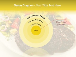 Food Steak Roasted PowerPoint Template
