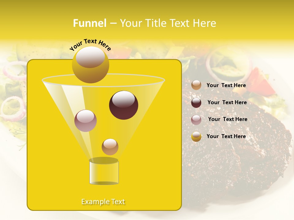 Food Steak Roasted PowerPoint Template