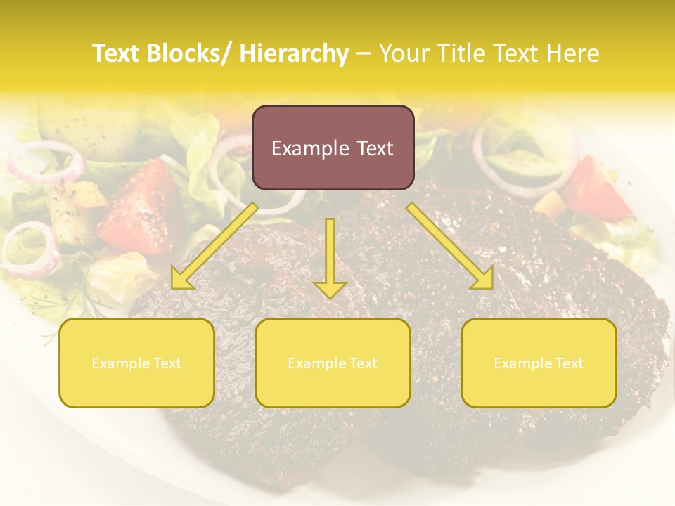 Food Steak Roasted PowerPoint Template