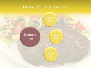 Food Steak Roasted PowerPoint Template