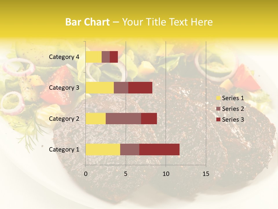 Food Steak Roasted PowerPoint Template