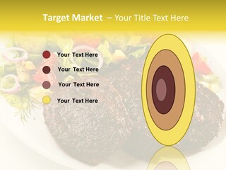 Food Steak Roasted PowerPoint Template