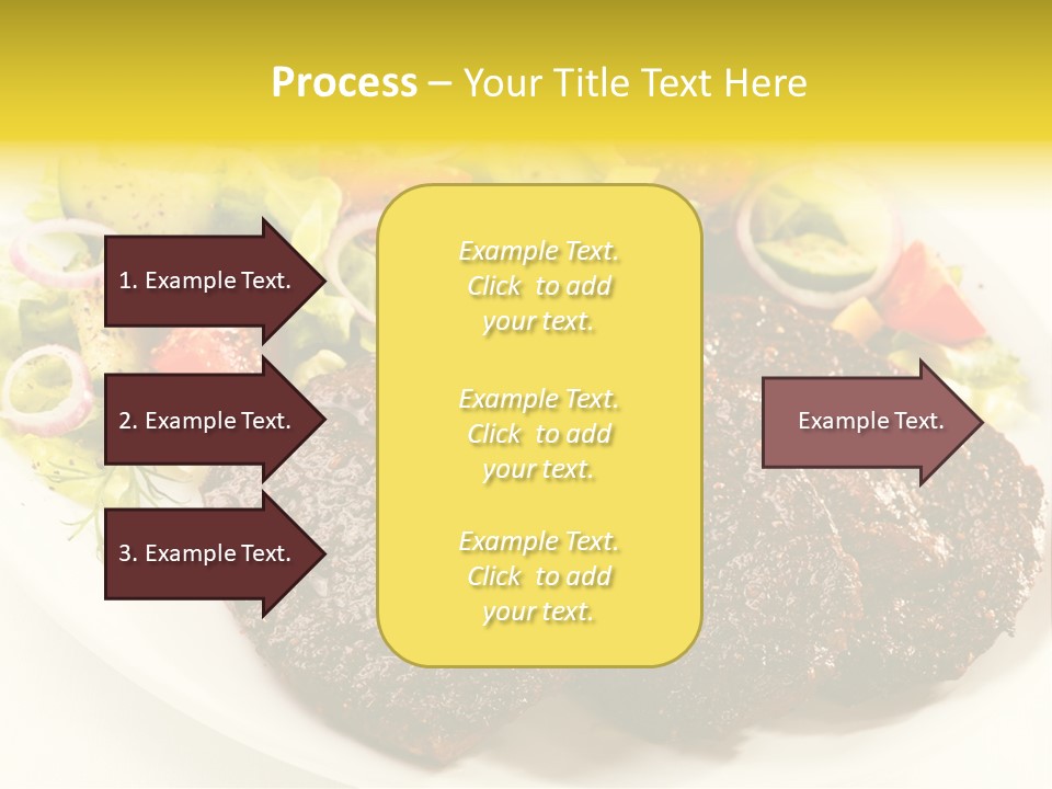 Food Steak Roasted PowerPoint Template