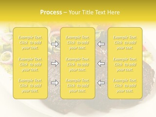 Food Steak Roasted PowerPoint Template