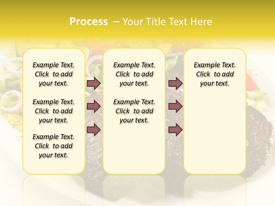 Food Steak Roasted PowerPoint Template