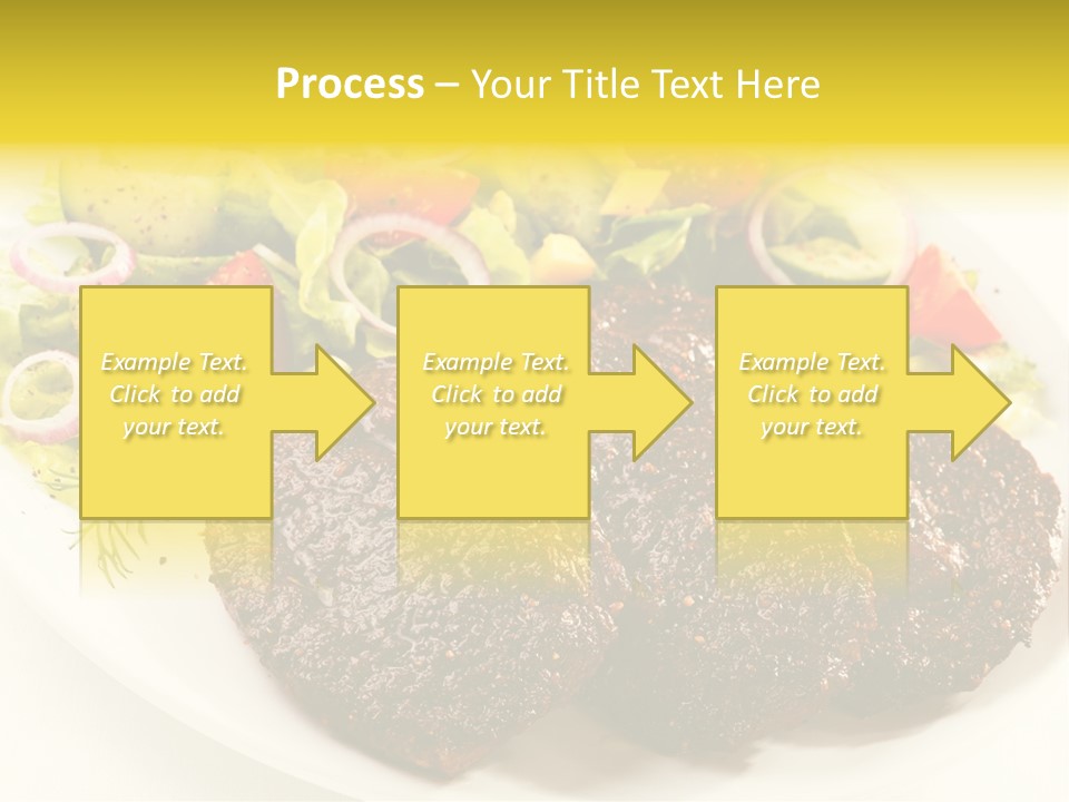 Food Steak Roasted PowerPoint Template
