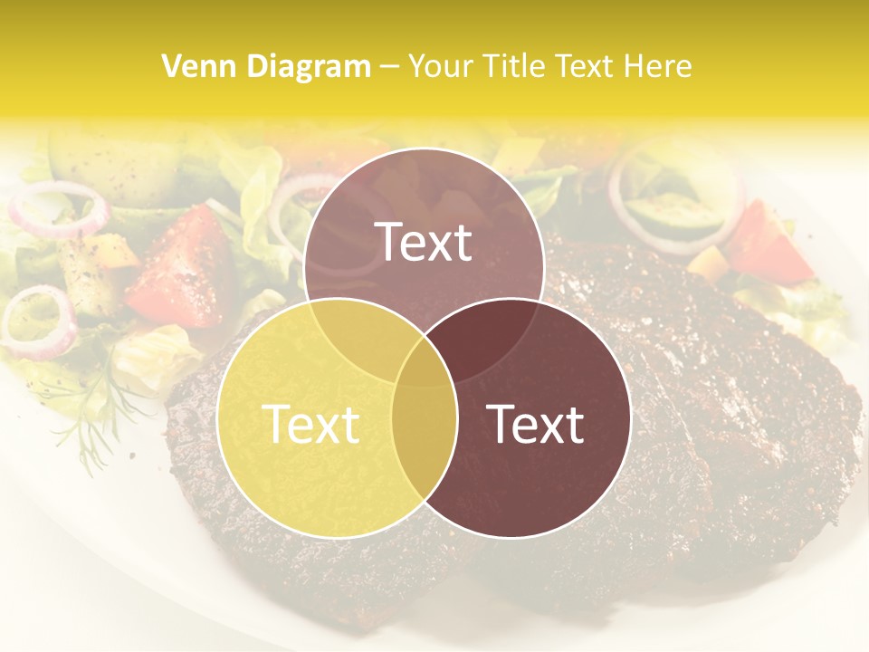 Food Steak Roasted PowerPoint Template