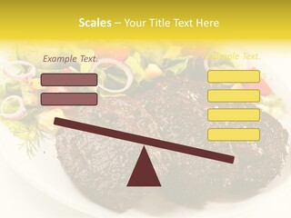 Food Steak Roasted PowerPoint Template