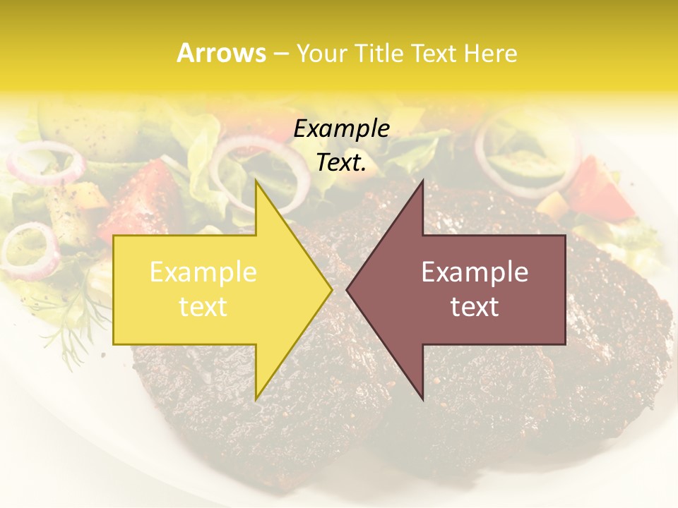 Food Steak Roasted PowerPoint Template