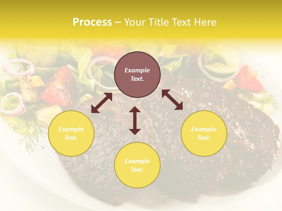 Food Steak Roasted PowerPoint Template