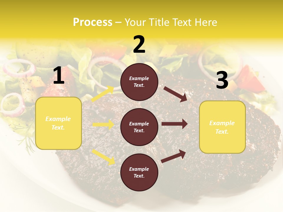 Food Steak Roasted PowerPoint Template