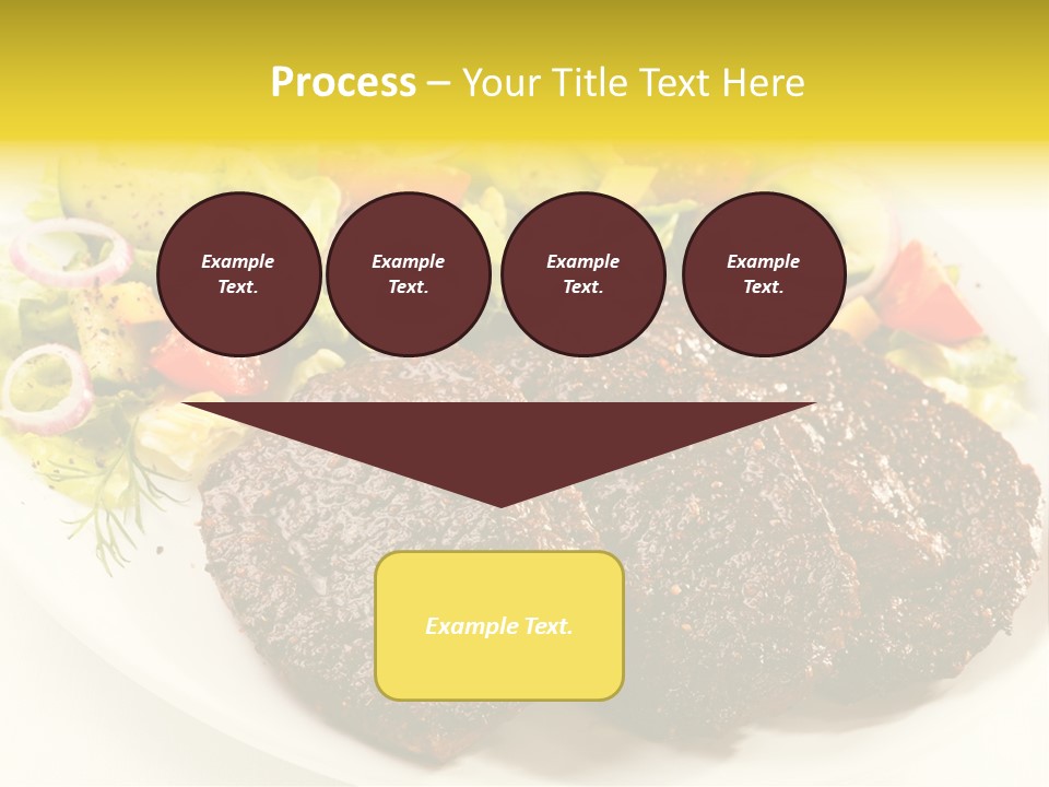 Food Steak Roasted PowerPoint Template