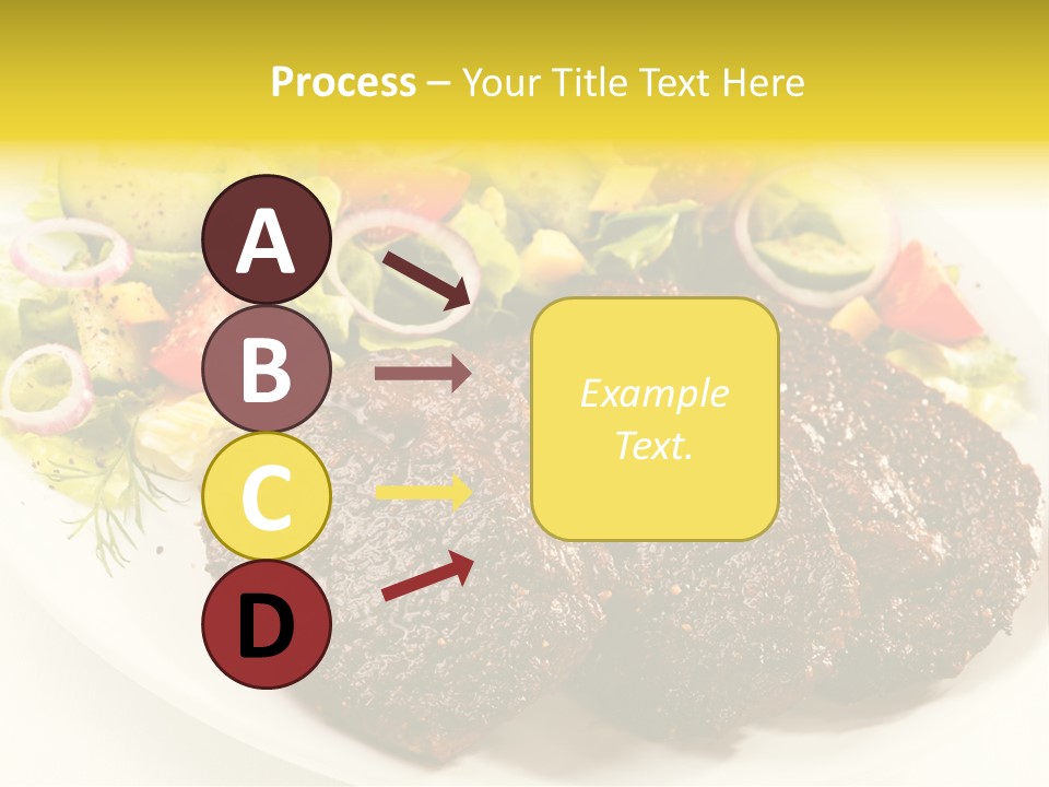Food Steak Roasted PowerPoint Template