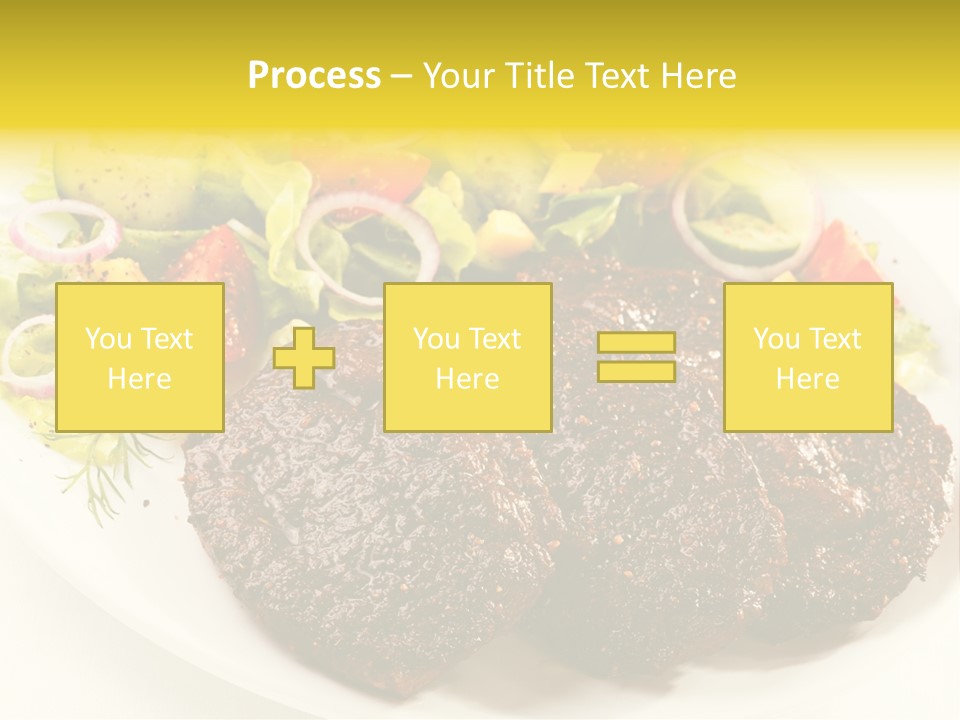 Food Steak Roasted PowerPoint Template