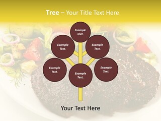 Food Steak Roasted PowerPoint Template