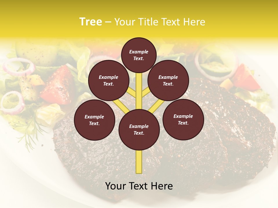 Food Steak Roasted PowerPoint Template