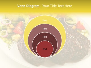 Food Steak Roasted PowerPoint Template