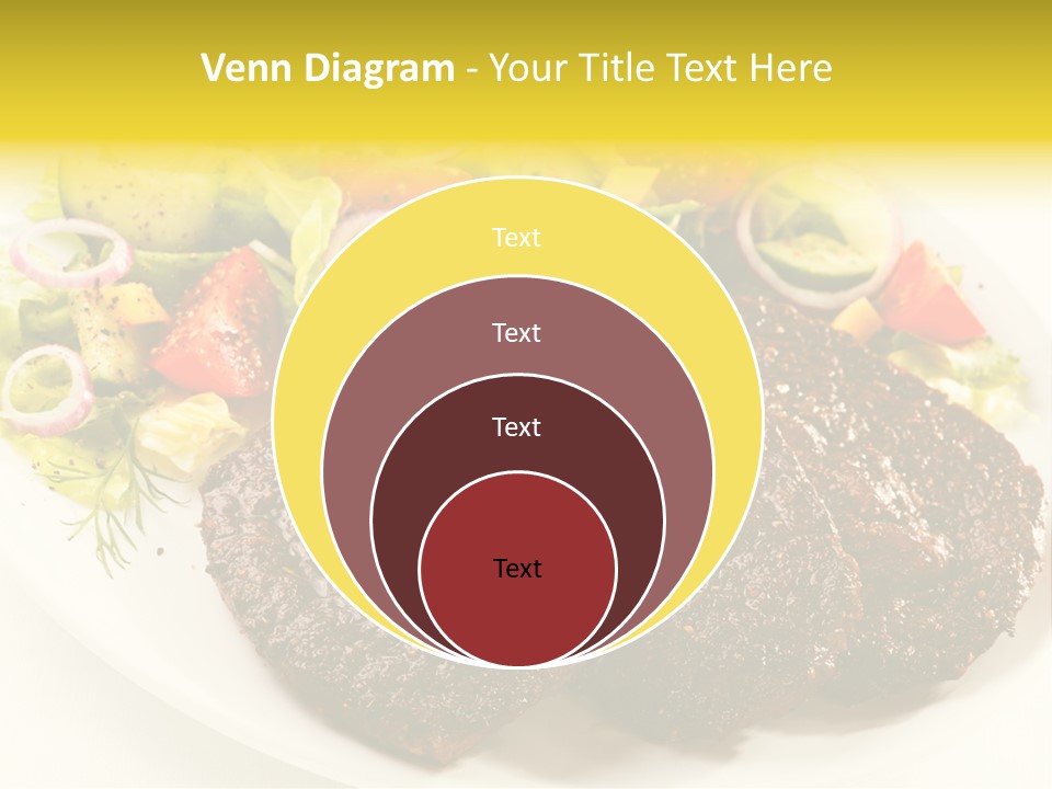 Food Steak Roasted PowerPoint Template