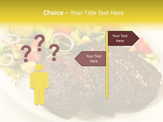 Food Steak Roasted PowerPoint Template