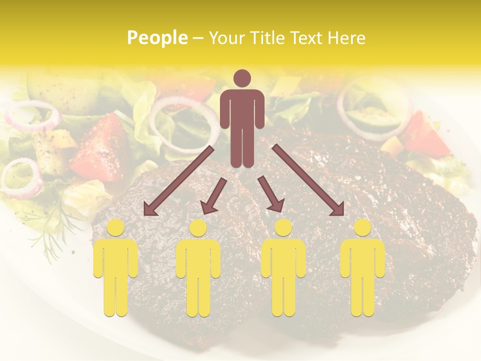 Food Steak Roasted PowerPoint Template