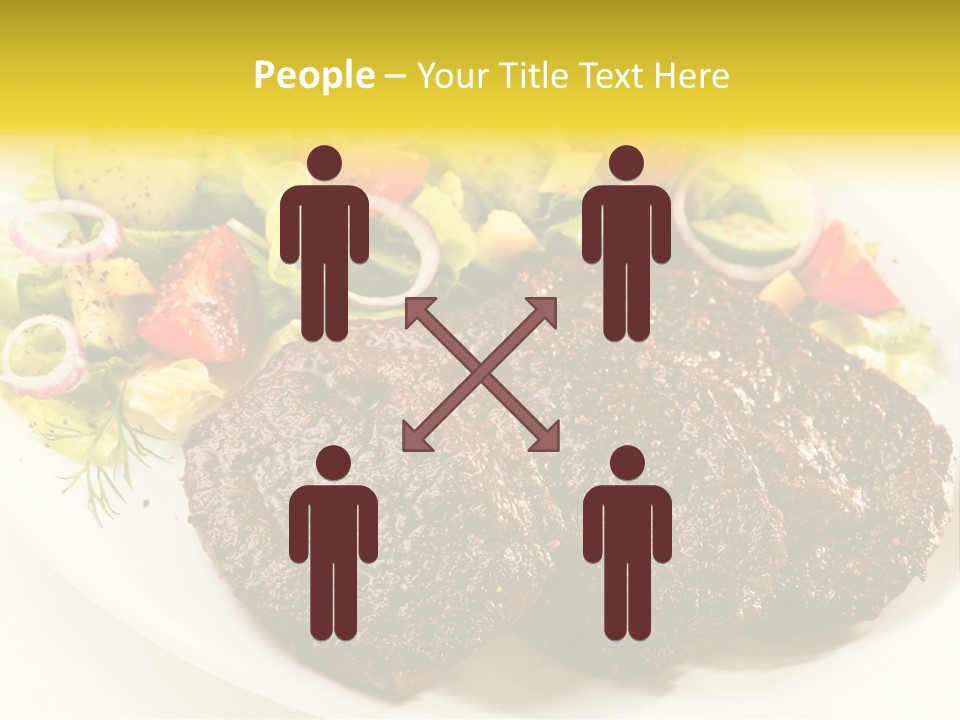 Food Steak Roasted PowerPoint Template