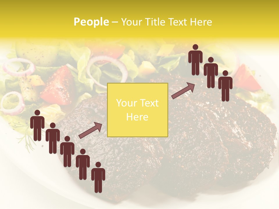 Food Steak Roasted PowerPoint Template
