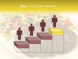 Food Steak Roasted PowerPoint Template