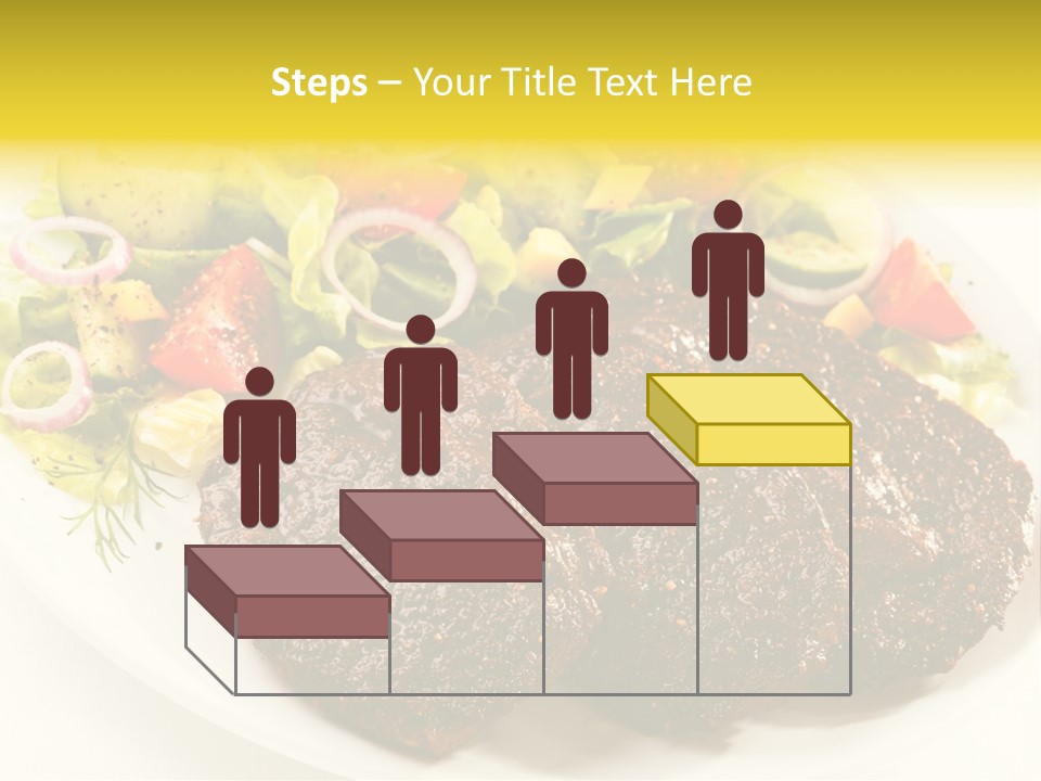 Food Steak Roasted PowerPoint Template