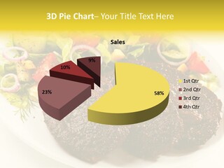 Food Steak Roasted PowerPoint Template