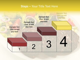 Food Steak Roasted PowerPoint Template