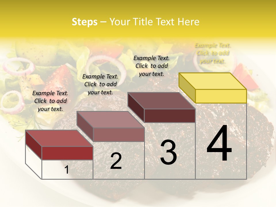 Food Steak Roasted PowerPoint Template