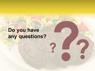 Food Steak Roasted PowerPoint Template