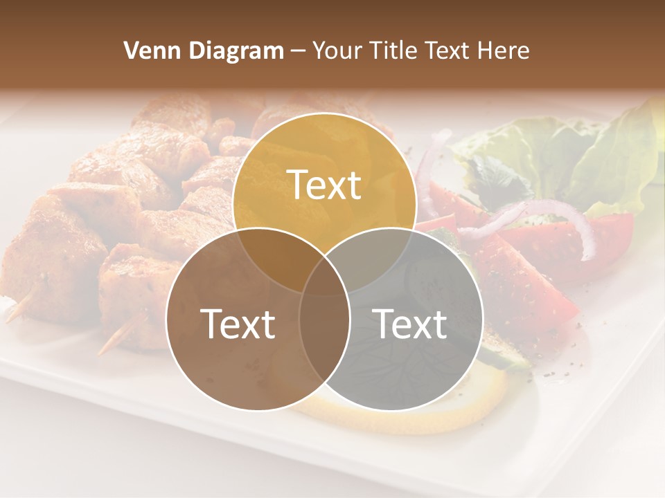 Poultry Shashlik Appetiser PowerPoint Template
