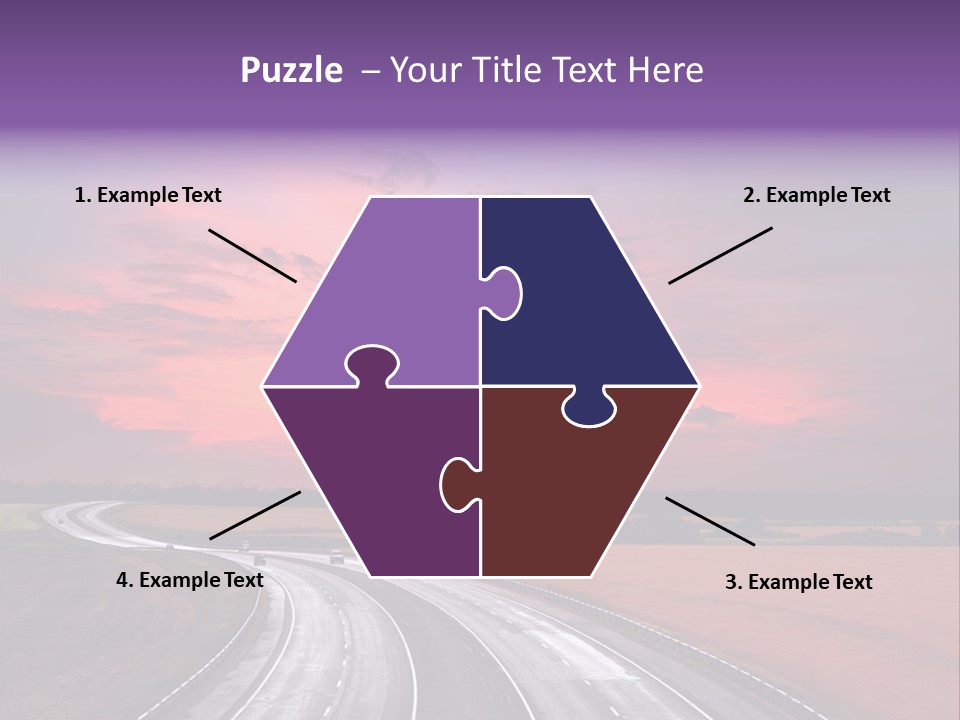 Green Horizon Colour PowerPoint Template