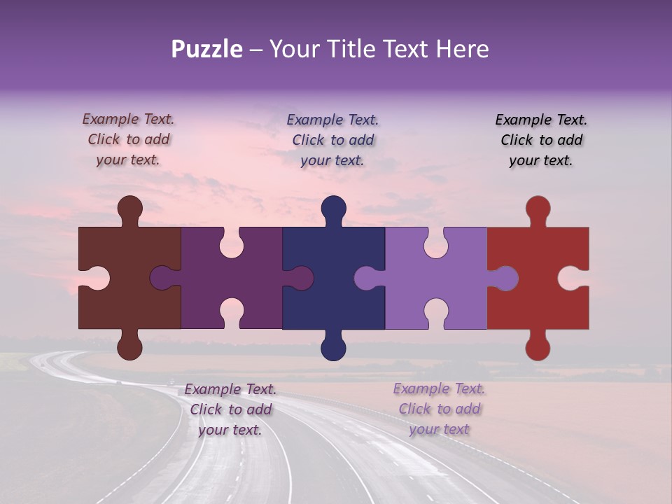 Green Horizon Colour PowerPoint Template