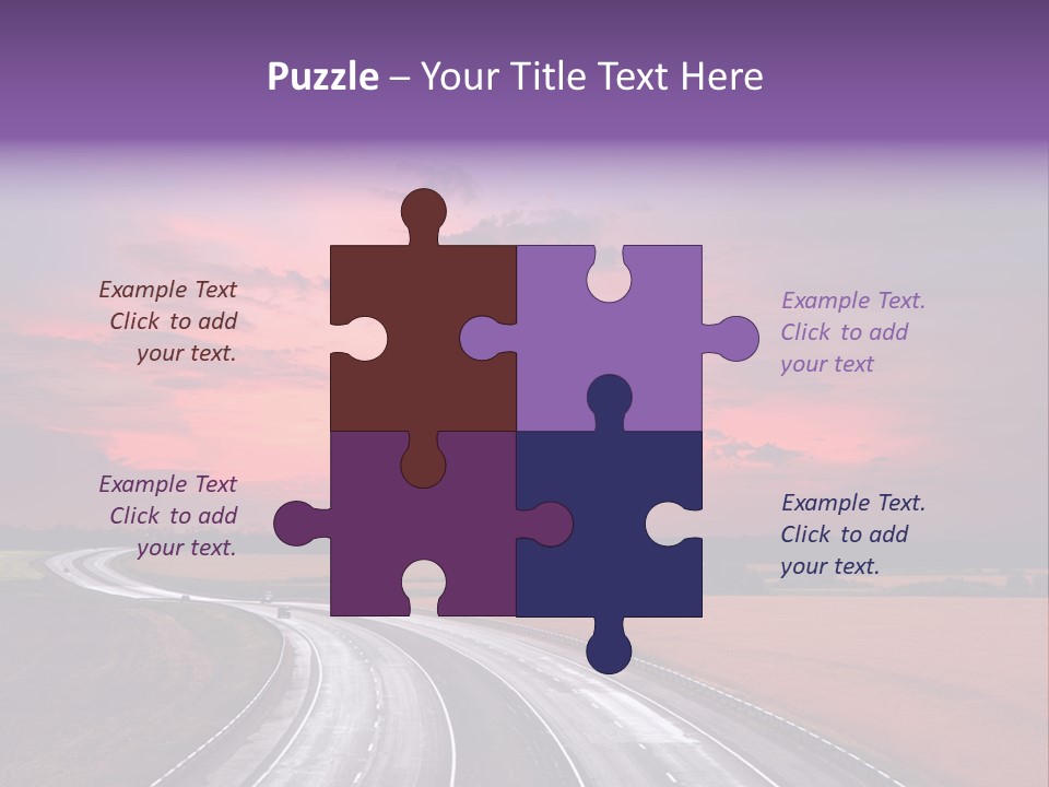 Green Horizon Colour PowerPoint Template