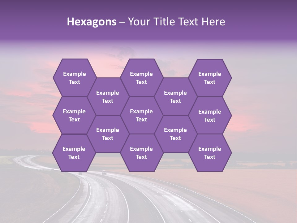 Green Horizon Colour PowerPoint Template